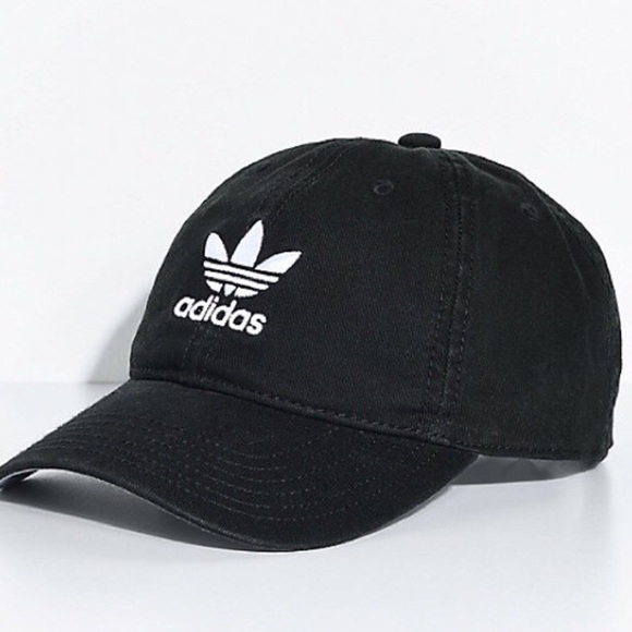 adidas Accessories - Adidas women’s black trefoil cap hat